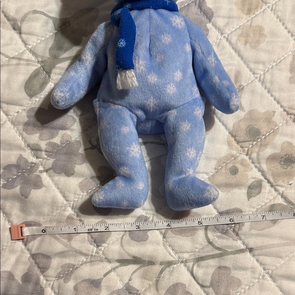 Blue Tie-Dye Teddy Bear with Scarf - Picture 4 of 6